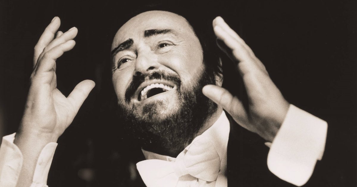 Luciano Pavarotti portret